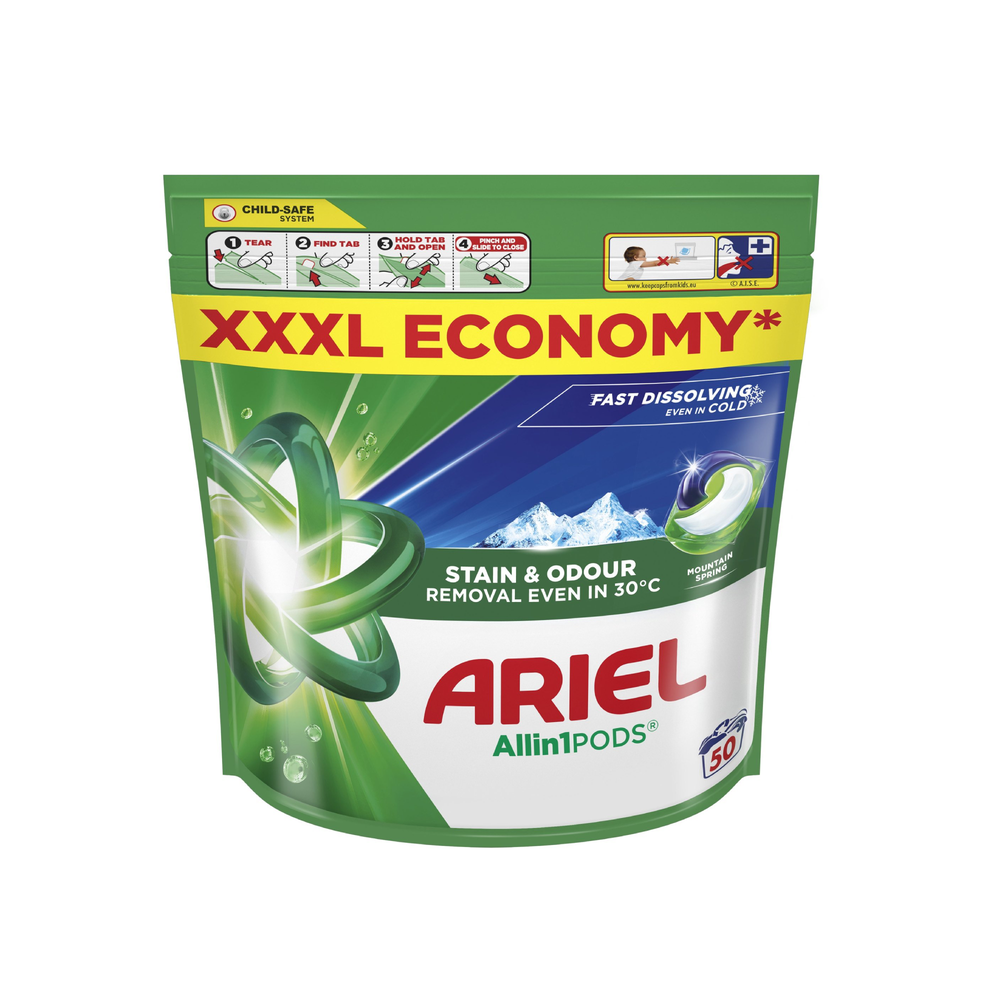 Ariel-All-in-1-PODs-Mountain-Spring-50ct Ariel-All-in-1-PODs-Mountain-Spring-50ct