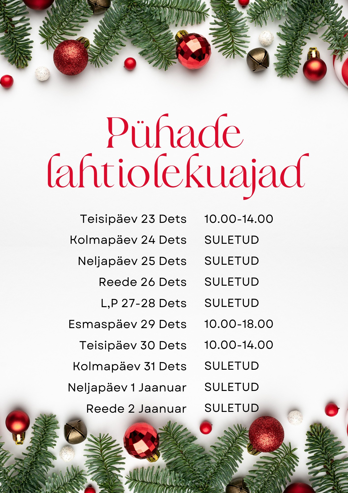 koristusteenus pärnus