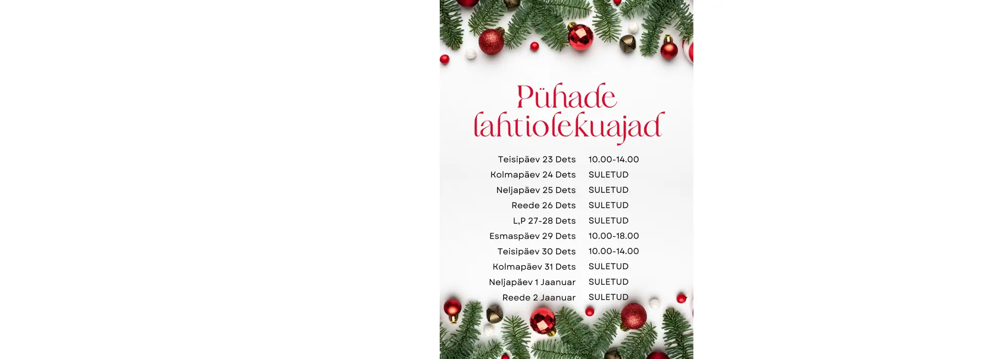 koristusteenus pärnus